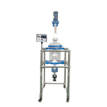 Hot sale Bioreactor 10L Chemical separator single layer glass reactor